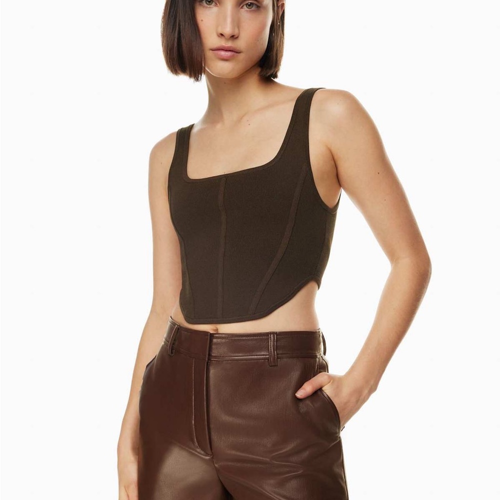 Babaton Sculpt Knit Bustier Tank